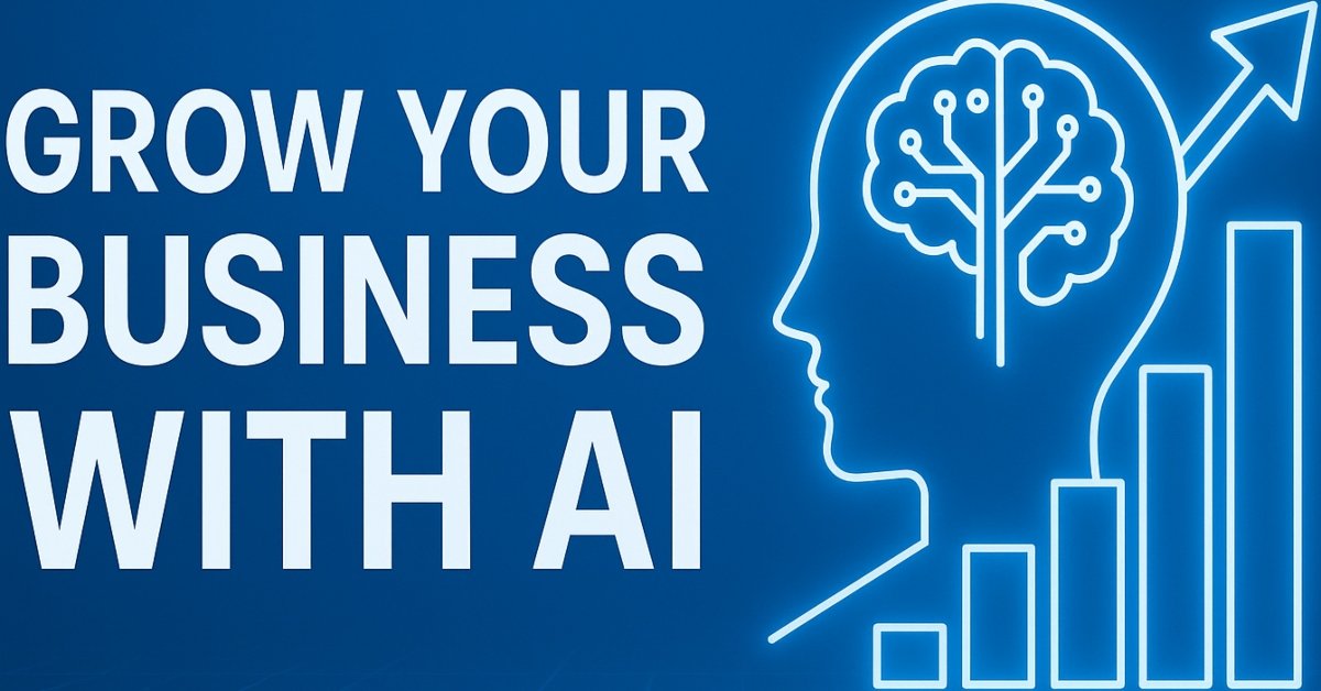 Grow Your Business with AI – Business Growth Concept