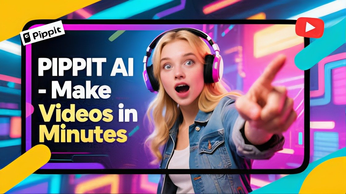 Young woman using Pipit AI to create videos effortlessly – Best AI Video Creator 2025